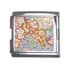 Map Europe Globe Countries States Mega Link Italian Charm (18mm) by Ndabl3x