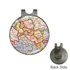 Map Europe Globe Countries States Hat Clips with Golf Markers