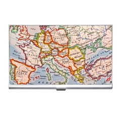 Map Europe Globe Countries States Business Card Holder by Ndabl3x