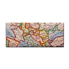 Map Europe Globe Countries States Hand Towel by Ndabl3x