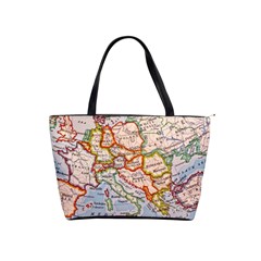 Map Europe Globe Countries States Classic Shoulder Handbag