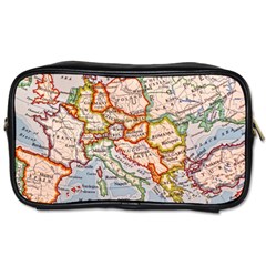 Map Europe Globe Countries States Toiletries Bag (Two Sides)