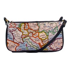 Map Europe Globe Countries States Shoulder Clutch Bag