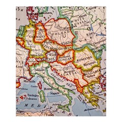 Map Europe Globe Countries States Shower Curtain 60  X 72  (medium)  by Ndabl3x