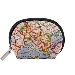 Map Europe Globe Countries States Accessory Pouch (small) by Ndabl3x