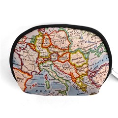 Map Europe Globe Countries States Accessory Pouch (medium) by Ndabl3x