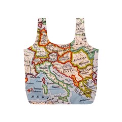 Map Europe Globe Countries States Full Print Recycle Bag (s) by Ndabl3x