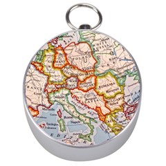 Map Europe Globe Countries States Silver Compasses by Ndabl3x