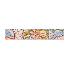 Map Europe Globe Countries States Premium Plush Fleece Scarf (Mini)