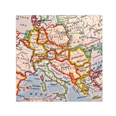 Map Europe Globe Countries States Square Satin Scarf (30  x 30 )