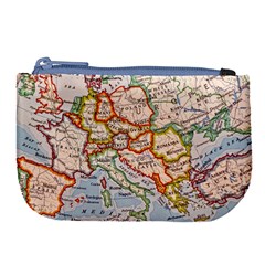 Map Europe Globe Countries States Large Coin Purse by Ndabl3x