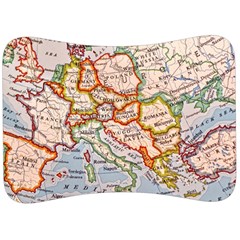 Map Europe Globe Countries States Velour Seat Head Rest Cushion by Ndabl3x