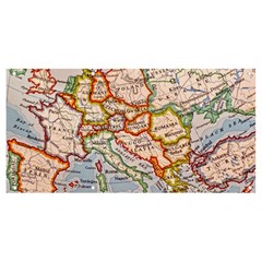 Map Europe Globe Countries States Banner And Sign 8  X 4  by Ndabl3x