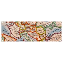 Map Europe Globe Countries States Banner And Sign 12  X 4  by Ndabl3x