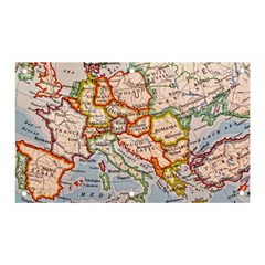 Map Europe Globe Countries States Banner And Sign 5  X 3  by Ndabl3x