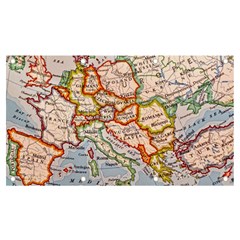 Map Europe Globe Countries States Banner And Sign 7  X 4  by Ndabl3x