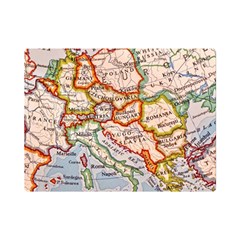 Map Europe Globe Countries States Premium Plush Fleece Blanket (mini) by Ndabl3x