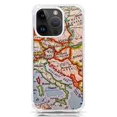 Map Europe Globe Countries States iPhone 14 Pro TPU UV Print Case