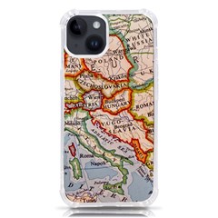 Map Europe Globe Countries States Iphone 14 Tpu Uv Print Case by Ndabl3x