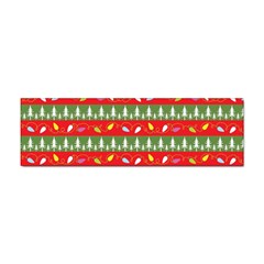 Christmas Papers Red And Green Sticker Bumper (10 Pack) by Ndabl3x