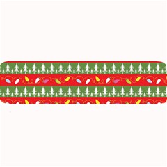 Christmas Papers Red And Green Large Bar Mat by Ndabl3x