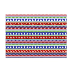 Christmas Color Stripes Pattern Sticker A4 (10 Pack) by Ndabl3x