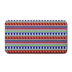 Christmas Color Stripes Pattern Medium Bar Mat by Ndabl3x