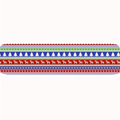 Christmas Color Stripes Pattern Large Bar Mat by Ndabl3x