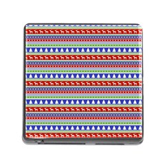 Christmas Color Stripes Pattern Memory Card Reader (square 5 Slot) by Ndabl3x