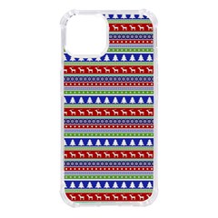 Christmas Color Stripes Pattern Iphone 14 Tpu Uv Print Case by Ndabl3x