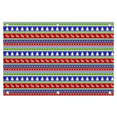 Christmas Color Stripes Pattern Banner And Sign 6  X 4  by Ndabl3x