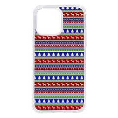 Christmas Color Stripes Pattern Iphone 14 Pro Max Tpu Uv Print Case by Ndabl3x