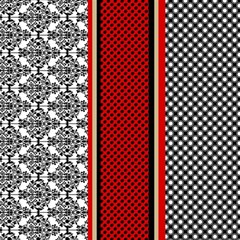 Background Damask Red Black Play Mat (square) by Ndabl3x