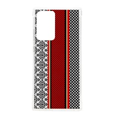 Background Damask Red Black Samsung Galaxy Note 20 Ultra Tpu Uv Case by Ndabl3x