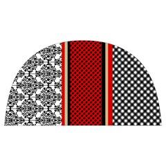 Background Damask Red Black Anti Scalding Pot Cap by Ndabl3x