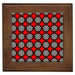 Dart Board Target Game Framed Tile Front