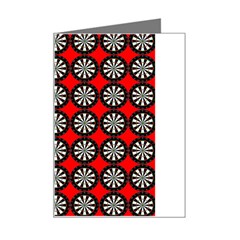 Dart Board Target Game Mini Greeting Card by Ndabl3x