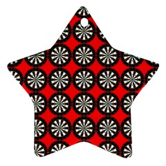 Dart Board Target Game Star Ornament (two Sides) by Ndabl3x