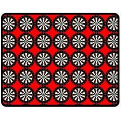 Dart Board Target Game Fleece Blanket (medium) by Ndabl3x