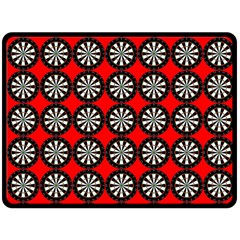 Dart Board Target Game Fleece Blanket (large) by Ndabl3x