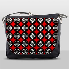 Dart Board Target Game Messenger Bag by Ndabl3x