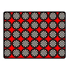 Dart Board Target Game Two Sides Fleece Blanket (small) by Ndabl3x