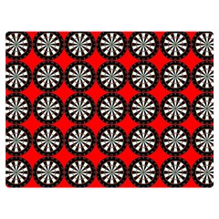 Dart Board Target Game Two Sides Premium Plush Fleece Blanket (extra Small) by Ndabl3x