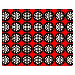 Dart Board Target Game Premium Plush Fleece Blanket (medium) by Ndabl3x