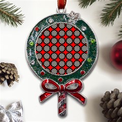 Dart Board Target Game Metal X mas Lollipop With Crystal Ornament by Ndabl3x