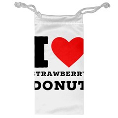 I Love Strawberry Donut Jewelry Bag by ilovewhateva