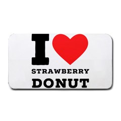 I Love Strawberry Donut Medium Bar Mat by ilovewhateva