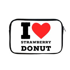 I Love Strawberry Donut Apple Macbook Pro 13  Zipper Case by ilovewhateva