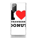 I love strawberry donut Samsung Galaxy Note 20 TPU UV Case Front