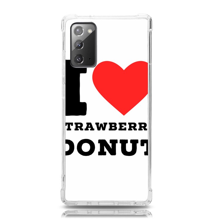 I love strawberry donut Samsung Galaxy Note 20 TPU UV Case